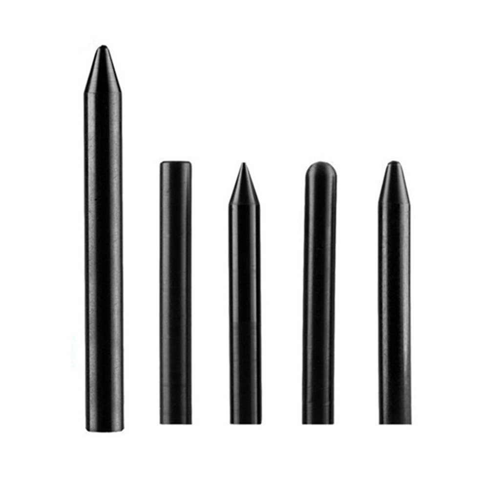 GS 43237-2 5pcs Tap Down Tools Set Paintless Dent Removal Nylon Pen Dent Repair Kit Tools,Black