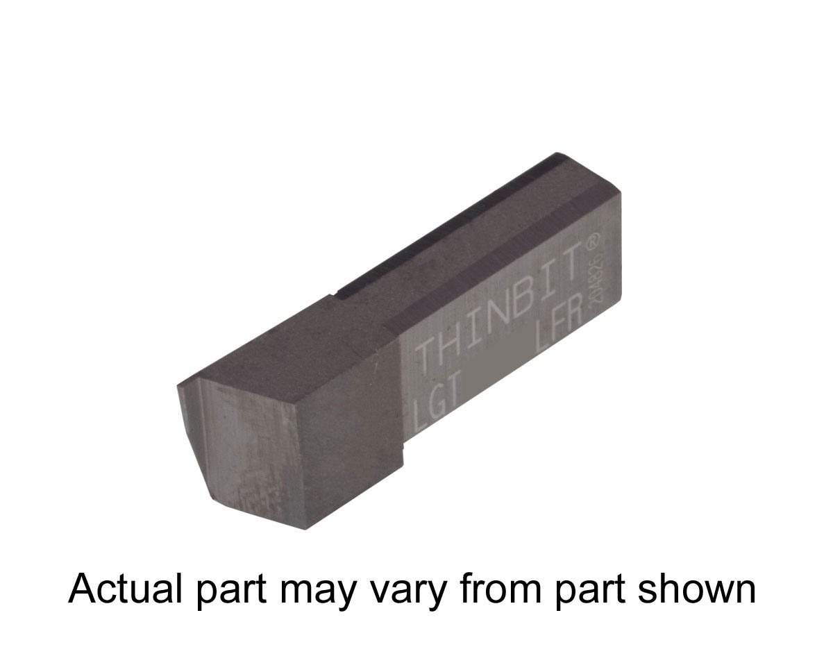 Full Radius Grooving Insert for Steel THINBIT 3 Pack LGT028D2LFRE 0.028