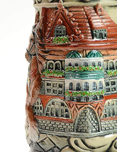 Bierkrug-Bierkrge-mit-Gravur-Deckel-Steinkrge-Bierseidel-Handgemacht-Beer-Stein-Geschenk-Souvenir-Pferdekutsche-und-Kirche-Relief-Beer-Mug-Food-Safty-Geschenkbox-Ceramic-08-Litre