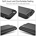 iPhone 6/ 6s Silicone Charger Case, OCYCLONE Ultra Slim 2000mAh Portable Rechargeable Charging Case Smart Protective Phone Battery Case Power Pack Juice Bank Cover for Apple iPhone 6/ 6s - Black