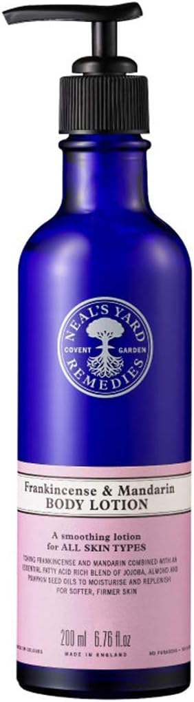 NEAL’S YARD REMEDIES(ニールズヤードレメディーズ) フランキンセンス&マンダリン ボディローション(ボディ用乳液) ボディクリーム フランキンセンス,マンダリン,ベルガモット 200ml