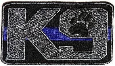 K-9 Thin Blue Line POLICE DOG Paw Law Enforcement Funny MC Biker Patch PAT-3791