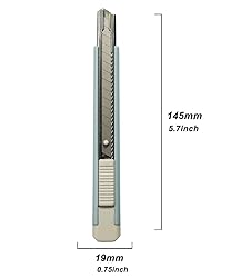 WEKOIL 30Pcs Snap Off Utility Knife Blades with 3