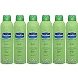 Vaseline (6 Pack) 6.4oz Bottle Body Spray Lotion Moisturizer For Dry Skin Gift Set For Men Women