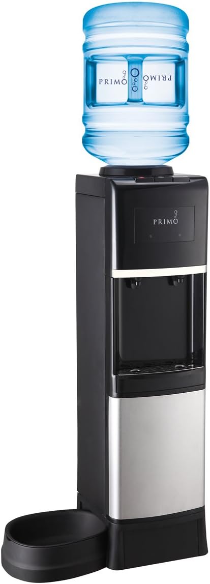 deluxe top loading water dispenser with pet station