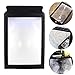 Lolicute A4 Magnifier，Full Page Large Sheet Magnifying Glass Reading Aid Lens 3X Magnification Perfect Gift for The Elderly and Those People with Poor Eyesight,Great Gift (Black)