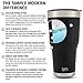 Simple Modern Tumbler Vacuum Insulated 30oz Cruiser with Lid - Double Walled Stainless Steel Travel Mug - Sweat Free Coffee Cup - Simple Stainless