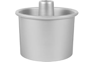 LALAFINA Angel Food Cake Pan: Nonstick Aluminum Round Tube Pan with Removable Bottom - 5 Inch Chiffon Cake Mold Baking Tin