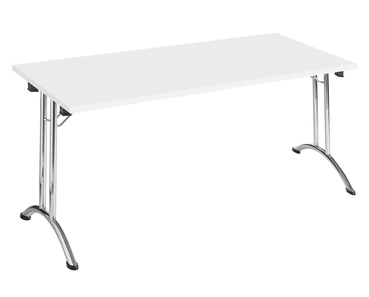 Rectangular Folding Office Meeting Room Table, Space Saving, 1600mm x