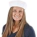 Adult White Sailor Hats - 6 Pack