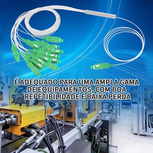 Mini 1x16 Splitter de Fibra óptica 10PCS, Splitter Óptico Balanceado 1X16, Splitters 1x16, 1x16 Divisor Óptico, Cabo Optico, Cabo Optico Audio Digital, 10 Unidades