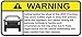 Jeep Cherokee (1996) Funny Warning Off Road Sticker, Decal, perfect gift