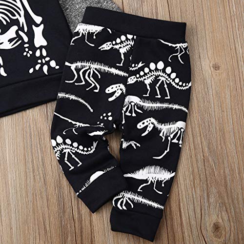 Hailouhai Peuter Baby Jongens Outfits Set Lange Mouw Lady Killer Gedrukt Hoodies Top + Lange Leggings Camouflage… - Image 8