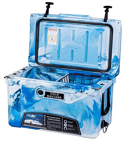 45QT CAMO Ocean Blue Cold Bastard Rugged Series ICE Chest Cooler Free Accessories YETI Quality Free S&H