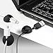 Avantree 15 Pack Long Lasting Cable Clips, Desktop Cord Holder & Hook, Charging Power Cable Drop, Adhesive Wire Organizer & Management System for TV PC Laptop Home Office Nightstand Desk - CLIP02