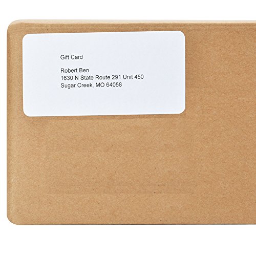 image for 9527 Product 10 UP Sticker Labels,2''x4'' FBA Shipping Address Labels 