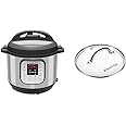 Instant Pot Duo 7-in-1 Electric Pressure Cooker, Sterilizer, Slow Cooker, Rice Cooker, Steamer, Saute, Yogurt Maker, and Warmer, 8 Quart, 14 One-Touch Programs & 8 Quart Glass Lid
