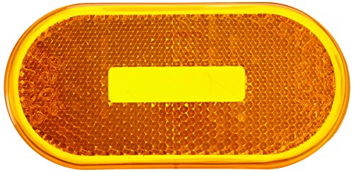 Grote 90203 Yellow Clearance Marker Replacement Lenses (Two Bulb Oval Lens)