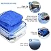 MATCC Car Clay Bar 2Pack x180g Magic Clay Auto Detailing Clay Blue in Sealed Storage Box with Microfiber Cleaning Cloth