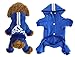 Scheppend Adidog Pet Clothes for Dog Cat Puppy Hoodies Coat Winter Sweatshirt Warm Sweater,Blue Medium