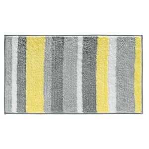 Yellow And Grey Bathroom Rugs