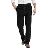 IDEALSANXUN Men’s Elastic Waist Jeans