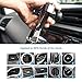 Eazoo Gravity Car Phone Auto Mount Holder for Air Vent, Smart Port Car Charger, Lightning and Micro USB Cable Set for iPhone X 8 8S 7 7 Plus Samsung Galaxy S8 Plus Edge LG and More Driver Accessories