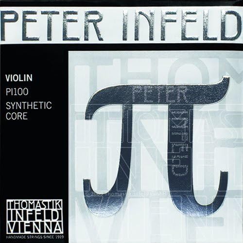 Peter Infeld Violin D String with Synthetic Core Silver Winding - Medium Gauge