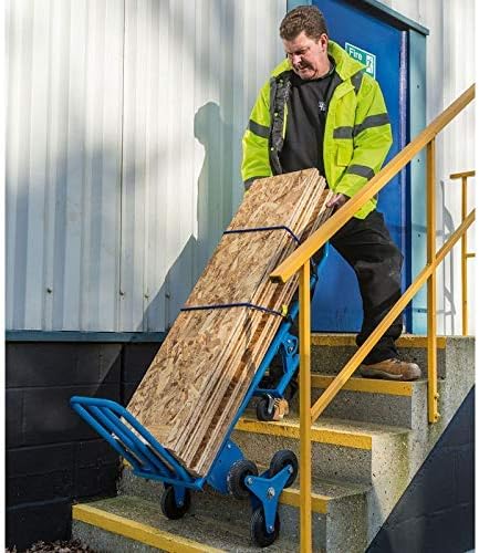 Draper 85675 Heavy Duty Stair Climbing Sack Truck , Blue - Image 3
