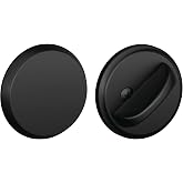 Schlage B81 622 Deadbolt with Standard Trim, Non-Keyed One Sided Deadbolt, Highest Residential Security, Matte Black