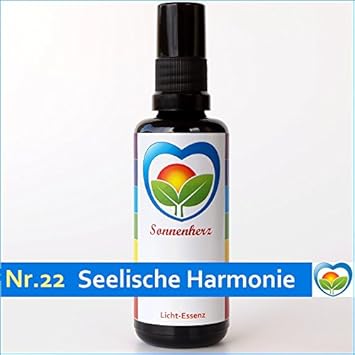 Energetische & feinstoffliche Lichtessenz Nr. 22 Seelische Harmonie von Sonnenherz - Auraspray, informierte Auraessenz, Sonne