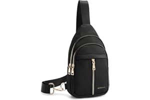 WESTBRONCO Sling Bag for Women Small Nylon Fanny Pack Lightweight Large-capacity Crossbody Bags