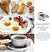 Elite Cuisine EBK-200 3-in-1 Breakfast Station, 4 Cup Coffeemaker, Toaster Oven with Timer, Griddle, White