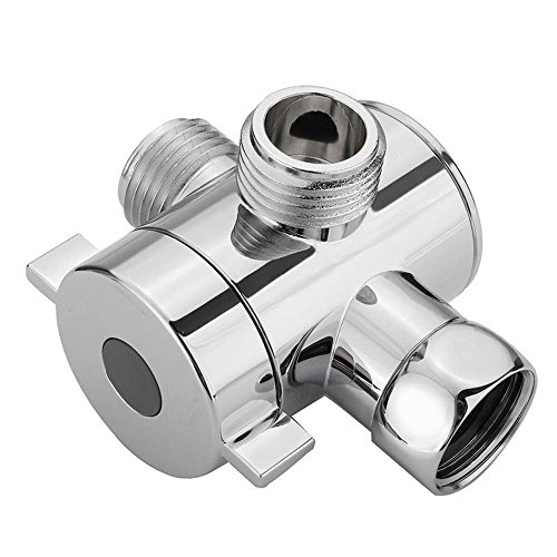 MVPSALE T - Way Adapter Socket,1/2 Inch Three Way T-Adapter Valve for Toilet Bidet Shower Head Diverter Valve