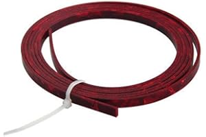 Celluloid Guitar Binding Purfling Strip for Acoustic and Classical Guitars, 1650mm x 6mm x 1.5mm Luthier Tool(Red pearl)