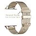 AGUARA Apple Watch Band, Apple Watch Accessories Milanese Loop Stainless Steel Replacement iWatch Band Classic Buckle for Apple Watch Series 2, Series 1, Sport, Edition, Retro Gold, 38mm