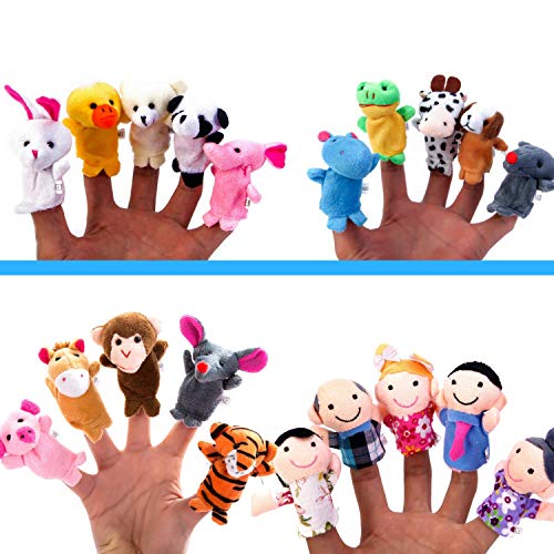 20 Easter Egg Toys Surprise with Fun Finger Puppets Inside Animal