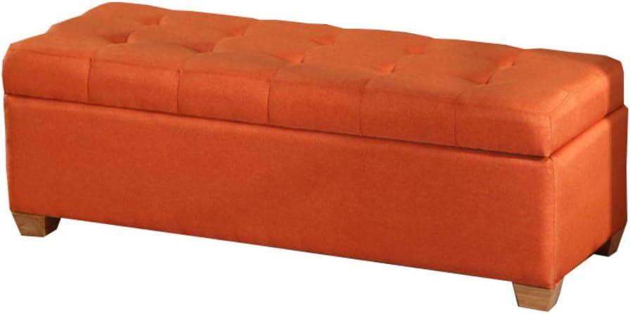 D&LE Tapizado Banco Otomanas Acolchados Otomana Lino Puff Taburete