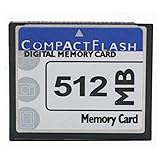 CF 512MB Compact Flash Memory Card Type I Card for