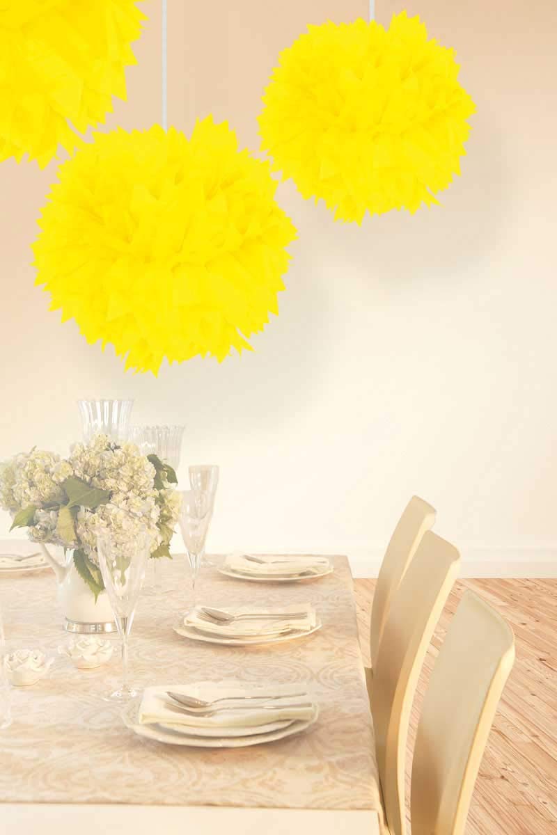 Folat - Pom Pom Neon Yellow - 30 cm