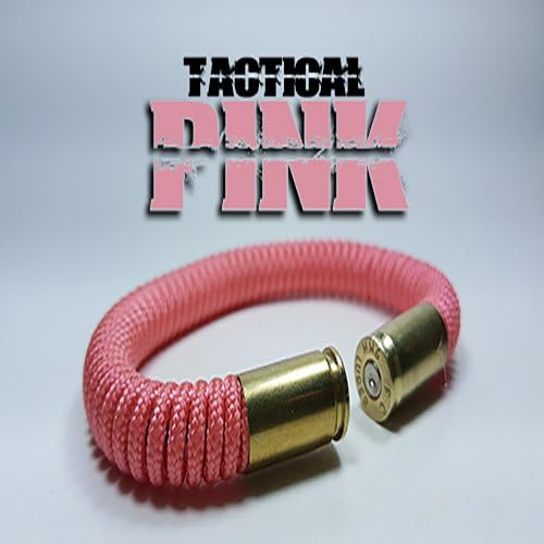 Pink 9mm Tactical Paracord Bullet Bracelet