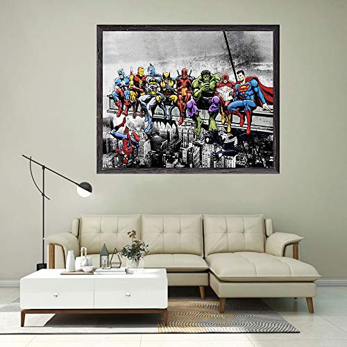 DIY 5D Diamond Painting Kits, Full Drill Square Diamond Pictures Arts Craft for Home Wall Decoration Gift(40x50CM)