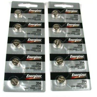 10 394 / 380 Energizer Watch Batteries SR936W SR936SW