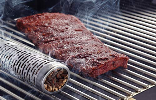 A-MAZE-N 12" Pellet Tube Smoker Prefilled With 100% Wood Pitmasters Choice BBQ Pellets