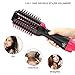 Hair Dryer Brush, EMISK One Step Hair Dryer and Styler 3-IN-1 Negative Ionic Blow Dryer Brush, Hairdryer/Hair Straightening/Curl Hot Air Brush for Hair Styling