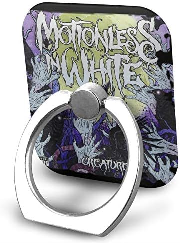 EdithL Motionless in White Creatures Cellstand Cell Phone Finger Ring Stand, Car Mount 360 Degree Rotation Universal Phone Ring Holder Kickstand for iPhone/iPad/Samsung