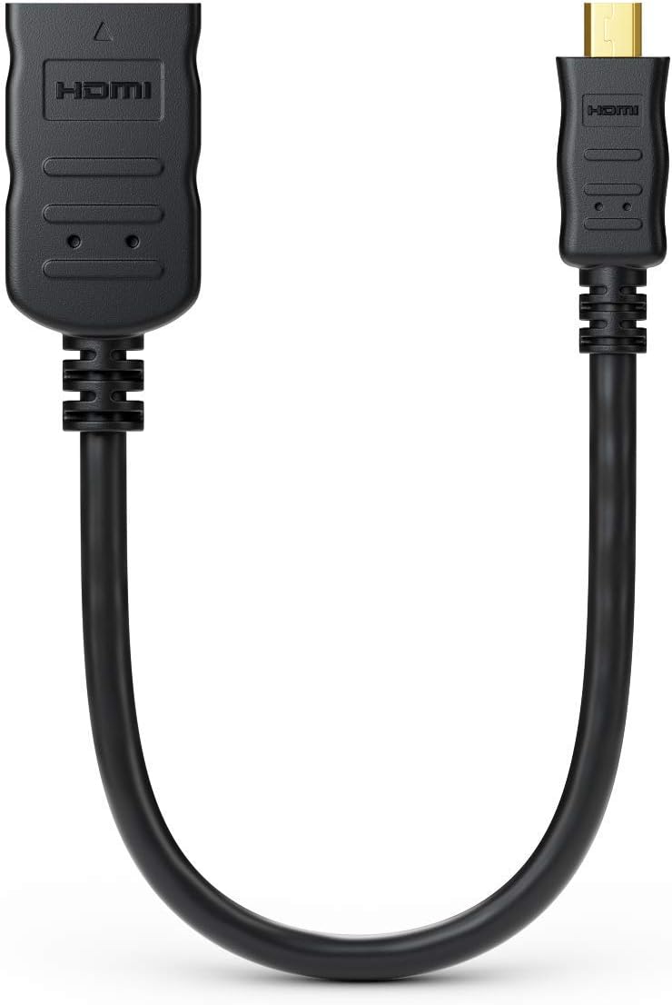deleyCON Micro HDMI Adapter Cable Portsaver Micro HDMI Connector on HDMI Jack - Audio Video Transmission 4K UHD 2160p FULL HD 1080p - Image 4