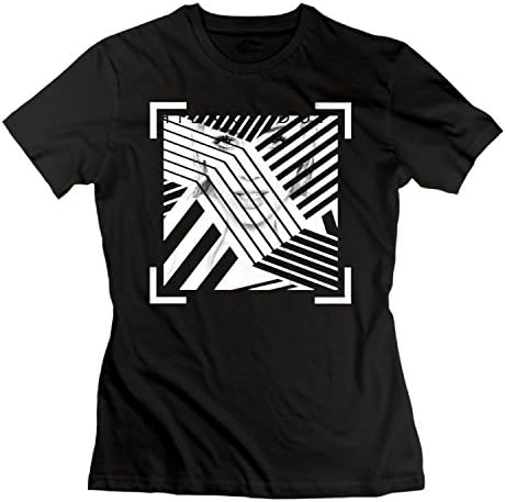 THE CT T-Shirts for Women's Fashion Hilary Duff Breathe in. Breathe Out. Tee Black,Medium,Black