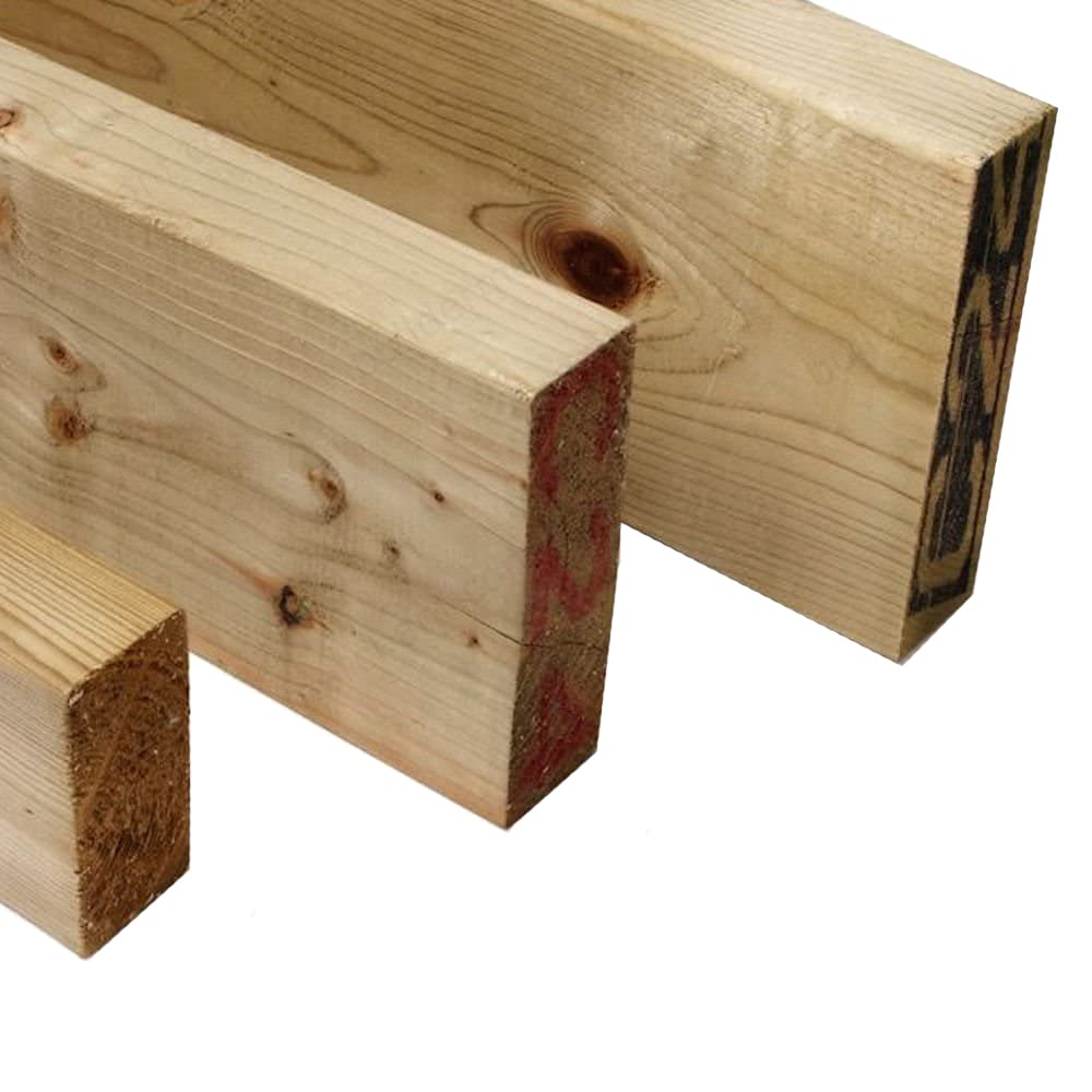 Treated Timber 3x2" | 75mm x 47mm x 2.4 Meters (8ft), 1 Pieces