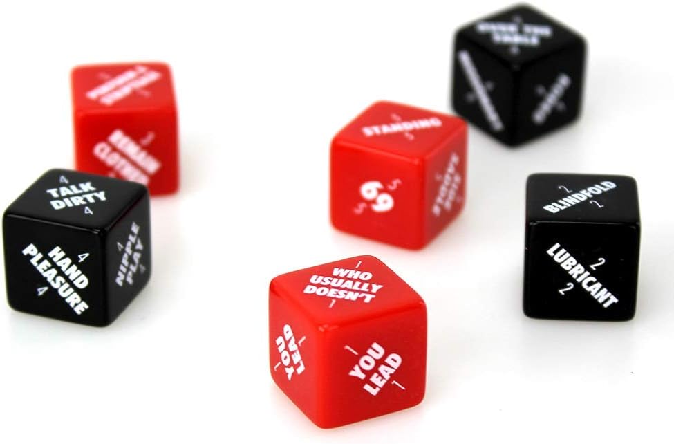 Creative Conceptions Sexy 6 Dice-USS6S Colourless One Size, 6 Count (Pack of 1) - Image 4